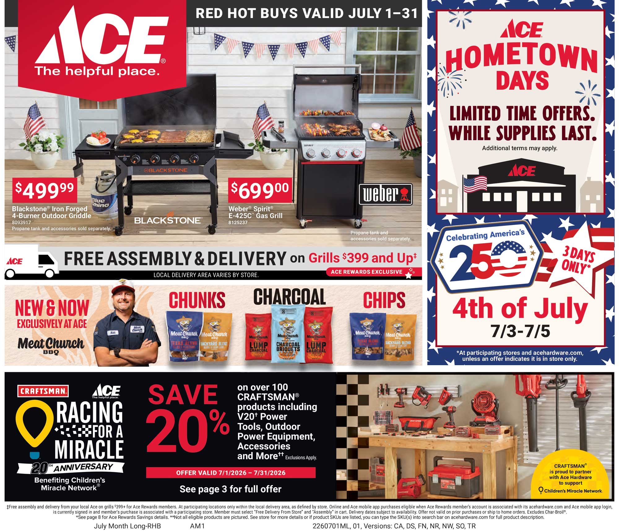 Ace June Red Hot Buys