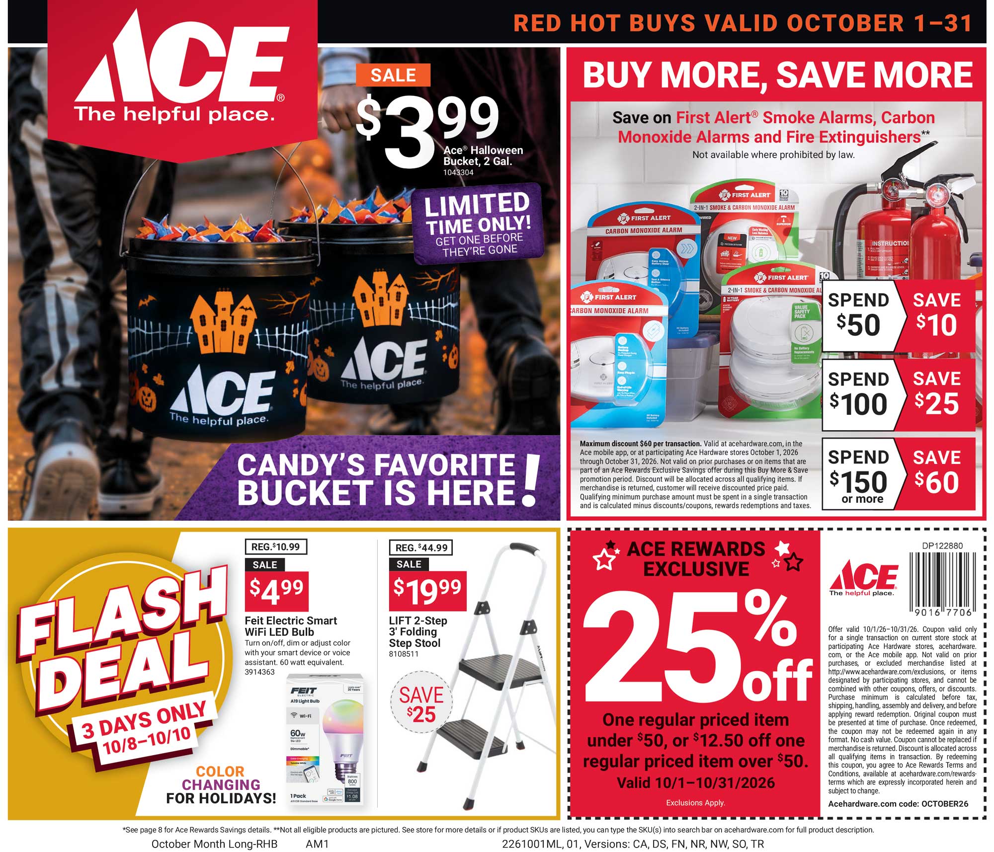Ace October Red Hot Buys