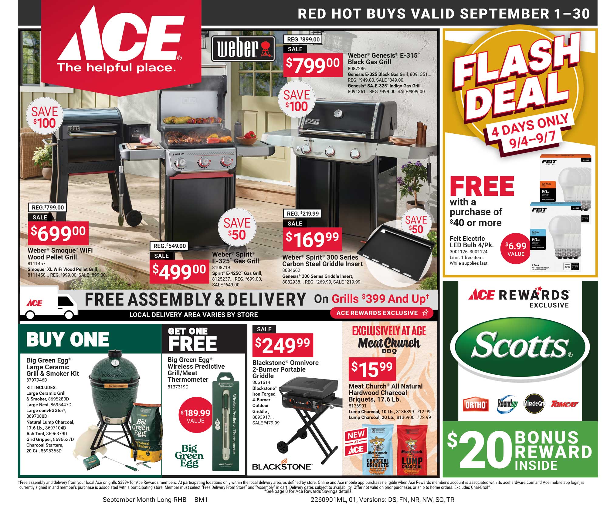 Ace September Red Hot Buys